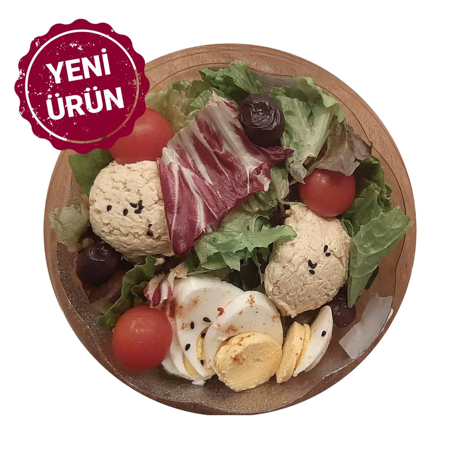 Humuslu Akdeniz Salata