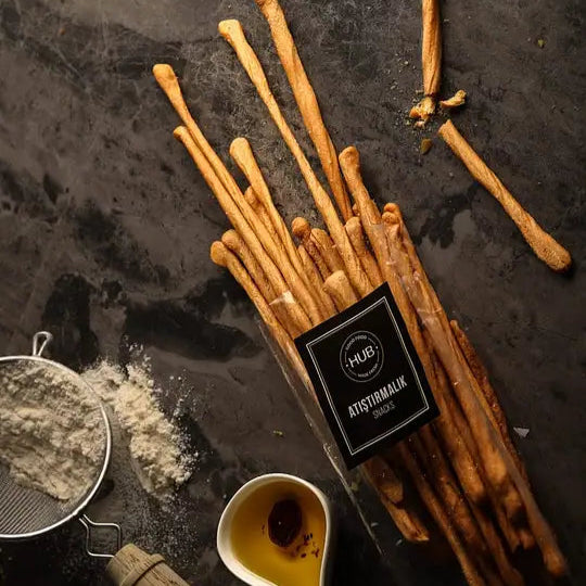 HUB Grissini Çubukları - (Zeytinyağlı ve Rozmarinli)