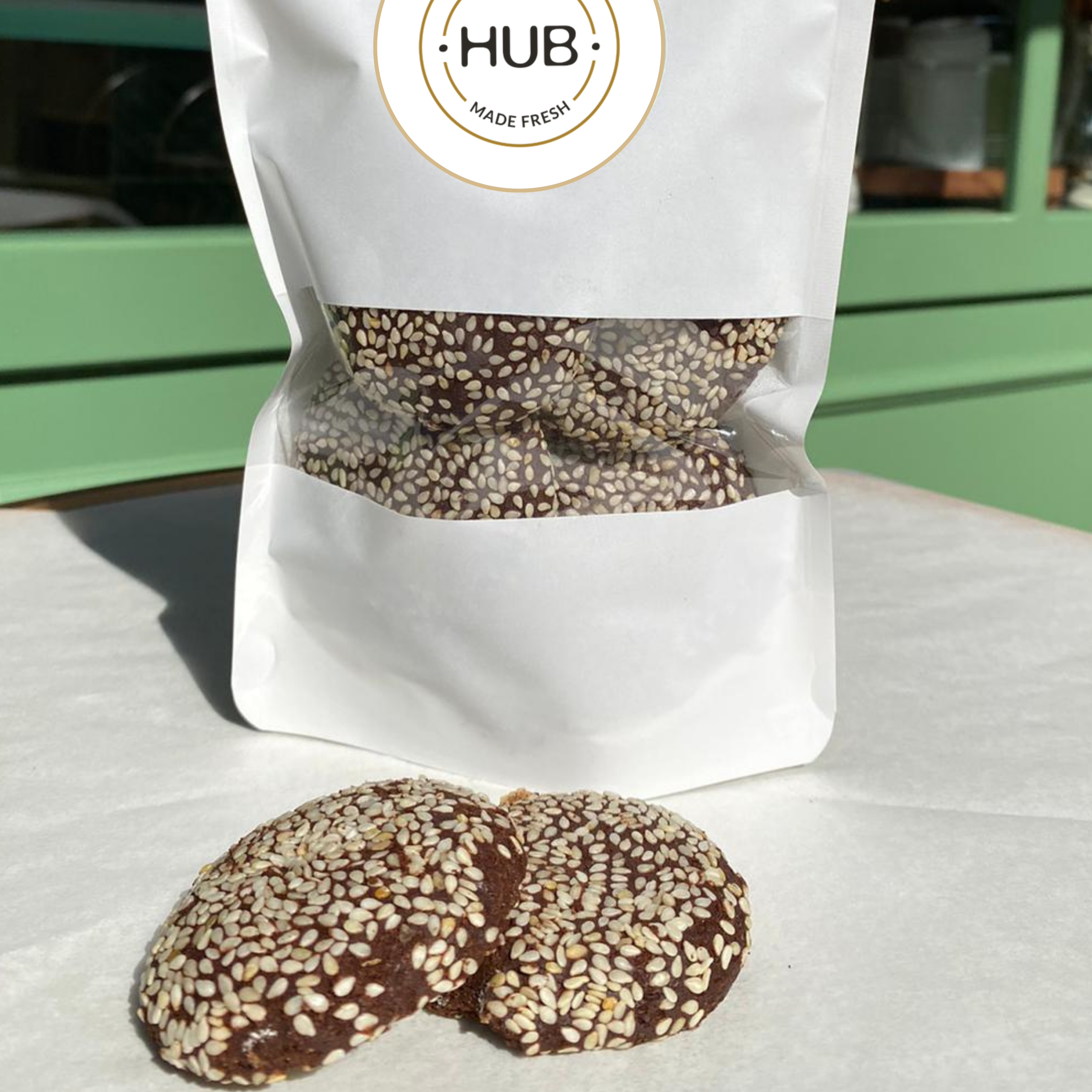 Keçi Boynuzlu ve Tahinli Raw Kurabiye (160gr)