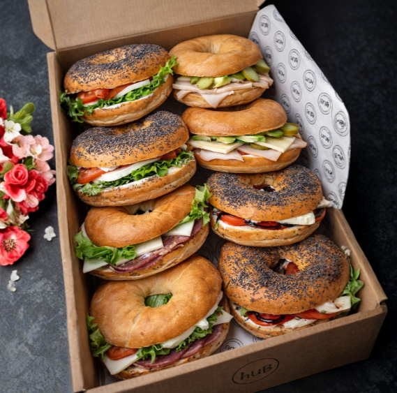 istanbul içi catering servisi bagel ekmek sandviç