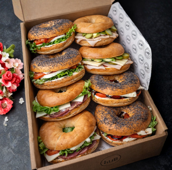 istanbul içi catering servisi bagel ekmek sandviç